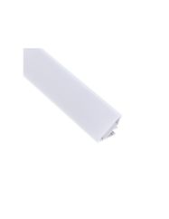 Aluminum profile with white cover for LED strip, anodized, corner 45° CORNER LINE, 2m