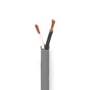 Speaker Cable | 2 x 2.50 mm² | Copper | 100.0 m | Round | PVC | Dark Grey | Reel