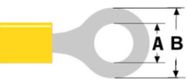 Соединитель M6 Ø6,4 мм Желтый 4,0–6,0 мм² (ST-204) RoHS