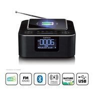Stereo clock radio with DAB+ FM Bluetooth® wireless charge