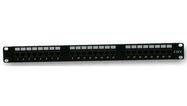 PATCH PANEL, 24PORT, CAT6, 1U