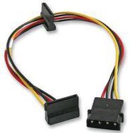 LEAD,4PIN MOLEX TO 2X15PIN SATA,35CM