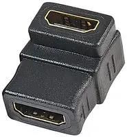HDMI COUPLER,FEMALE-FEMALE,90 DEGREE
