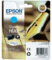 INK CARTRIDGE, CYAN, T1632, 16XL, EPSON