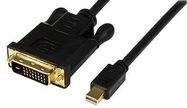 LEAD, MINI DISPLAYPORT-DVI, MALE-MALE 1M