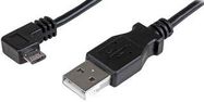 USB CABLE, 2.0 A PLUG-MICRO B PLUG, 2M