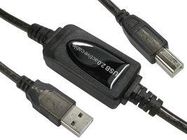 LEAD, USB2.0 A-B MALE, 15M ACTIVE