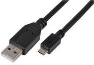 LEAD, USB2.0 A MALE-MICRO B MALE 1M