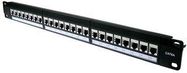 24 PORT CAT 6A SHIELD 1U PATCH PANEL