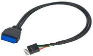 CABLE, USB3.0 19PIN FEM-USB2.0 9PIN MALE