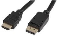 LEAD, DISPLAYPORT - HDMI, MALE-MALE, 5M