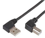 LEAD, USB2.0, RT ANGLE A MALE-B MALE 1M