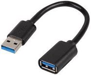 LEAD, USB3.0 A M-F EXTENSION, 0.15M