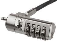 CABLE LOCK, LAPTOP, SWIVEL HINGE, 4DIGIT