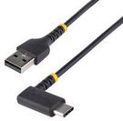 USB CABLE, 2.0, A PLUG-C R/A PLUG, 150MM