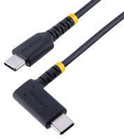 USB CABLE, 2.0, C PLUG-C R/A PLUG, 300MM