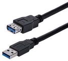 USB CABLE, TYPE A PLUG-A RCPT, 1M