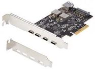 USB PCIE EXPANSION CARD, 5PORT, 10GBPS