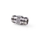 Satellite & Antenna Adapter | N Female | N Female | Nickel Plated | 75 Ohm | Straight | Metal | Silver | 10 pcs | Envelope