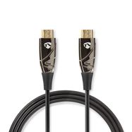 Active Optical High Speed HDMI™ Cable with Ethernet | HDMI™ Connector | HDMI™ Connector | 4K@60Hz | 18 Gbps | 100.0 m | Round | PVC | Black | Gift Box