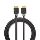 High Speed HDMI™ Cable with Ethernet | HDMI™ Connector | HDMI™ Connector | 4K@60Hz | ARC | 18 Gbps | 5.00 m | Round | PVC | Anthracite | Box