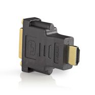 HDMI™ Adapter | HDMI™ Connector | DVI-D 24+1-Pin Female | Gold Plated | Straight | ABS | Anthracite | 1 pcs | Box