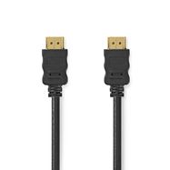 High Speed HDMI™ Cable with Ethernet | HDMI™ Connector | HDMI™ Connector | 4K@30Hz | ARC | 10.2 Gbps | 1.00 m | Round | PVC | Black | Box