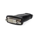 HDMI™ Adapter | HDMI™ Input | DVI-D 24+1-Pin Female | Nickel Plated | Straight | ABS | Black | 1 pcs | Box