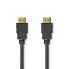 Premium High Speed HDMI™ Cable with Ethernet | HDMI™ Connector | HDMI™ Connector | 4K@60Hz | 18 Gbps | 3.00 m | Round | PVC | Black | Label