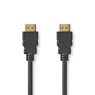 Premium High Speed HDMI™ Cable with Ethernet | HDMI™ Connector | HDMI™ Connector | 4K@60Hz | 18 Gbps | 3.00 m | Round | PVC | Black | Label