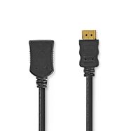 High Speed HDMI™ Cable with Ethernet | HDMI™ Connector | HDMI™ Output | 4K@60Hz | ARC | 10.2 Gbps | 5.00 m | Round | PVC | Black | Label