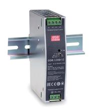 Преобразователь напряжения DC / DC 16.8-33.6V: 12V 10A,  на DIN-рейку, MEAN WELL