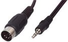 Cable 5pin DIN plug -> 3.5mm stereo plug, 1.5m