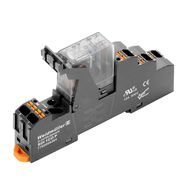 DRIKITP 24VAC 1CO LD, комплект реле, 24 В AC, 1CO, AgSnO, 10 A, PUSH IN, LED, Weidmuller