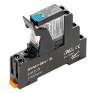 DRIKIT 110VDC 2CO LD/PB, комплект реле, 110 В DC, 2CO, AgSnO, 5 A, винтовое соединение, LED+TEST, диод свободного хода, Weidmuller