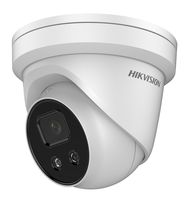 IP-kaamera DOME, AcuSense, 4MP, F2.8mm(103°), PoE, IR kuni 30m, mikrofon, micro SD kuni 256GB, IP66, valge, Hikvision