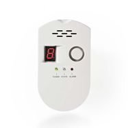 Gas Alarm | Mains Powered | Sensor life cycle: 10 Year | EN-compliant: EN 50194-1:2009 / EN 60950-1:2006+A11:2009+A1:2010+A12:2011+A2:2013 | 85 dB | White