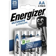 Литиевая батарейка FR6 (AA) 1.5V 3100mAh ENERGIZER 4шт блистер