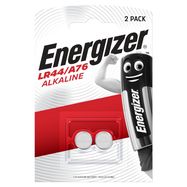 Alkaline Battery LR44 (A76, AG13, V13GA, PX76A,  L1154) 1.5V 175mAh Alkaline Energizer (2pcs in blister)