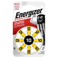 Zinc-Air Battery PR70 Type 10 | 1.4 V DC | 92 mAh | Number of batteries: 8 pcs | Hearing Aid | Silver