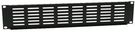 19" VENTED RACK PANEL, 2U