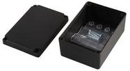 CASE, PLASTIC, BLACK, 72 X 50 X 35MM