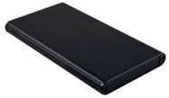 ENCLOSURE, BLACK PANEL, 120X70X12MM