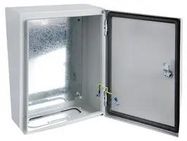 STEEL DOOR ENCLOSURE, IP66, IK10, GREY