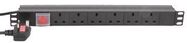 6 WAY HORIZONTAL 13A SWITCHED PDU