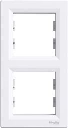 Asfora - vertikaalne 2-osaline raam - valge