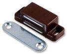MAGNETIC CATCH, SMALL, BROWN (PK10)