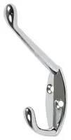 HOOK, HAT AND COAT, CHROME (PK5)