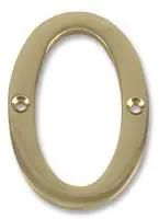 NUMERAL, 3", BRASS, NO '0'