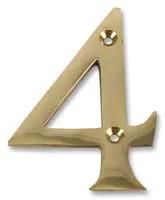 NUMERAL, 3", BRASS, NO '4'